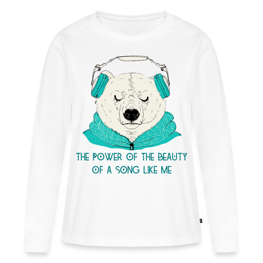 THE POWER OURS  Long  T-shirt Women's - white