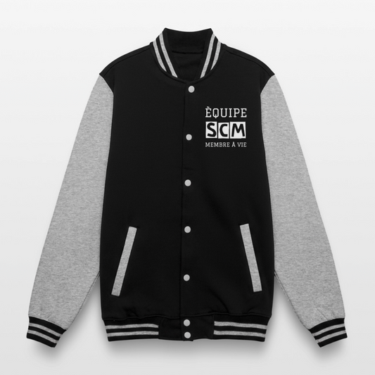 SCM équipe Sweat Jacket - black/heather grey